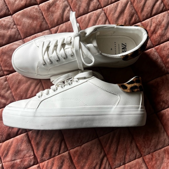 Zara Animal Print Trainers Size 40 size 9 - Picture 2 of 8